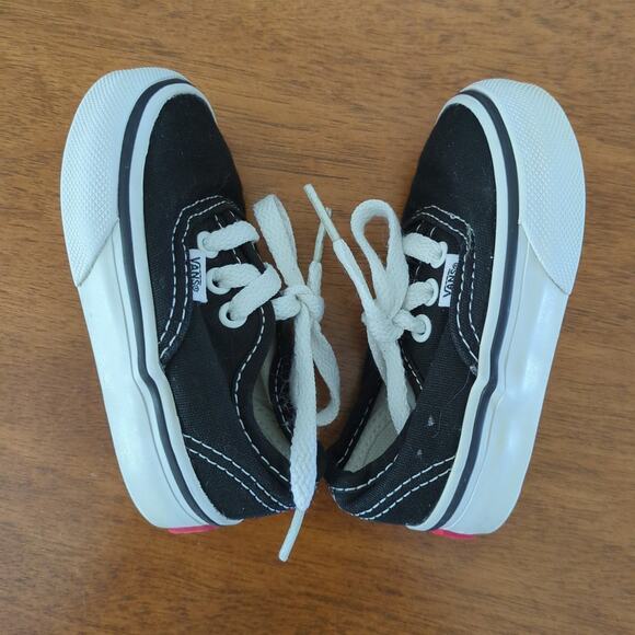 Vans Authentic Canvas black toddler size 4 - Picture 4 of 6